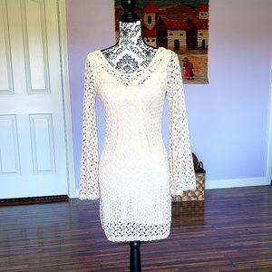 Free People Hobo knitted dress with shell